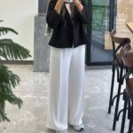 مانتو شلوار مجلسی جدید عیدانه زنانه 4574 - Image 6