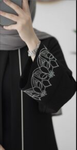 مانتو عبا بلند زنانه عیدانه جدید 4792 - Image 4